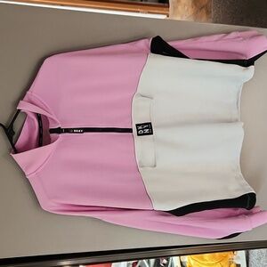 DKNY Sport Plus Size Half Zip Athletic Pullover Sweater Sweatshirt